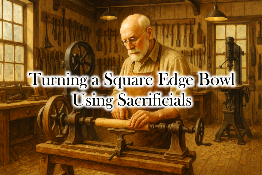 Video how-to on turning a square-edged bowl
