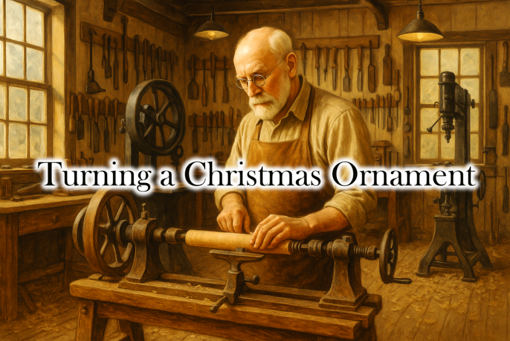 video how-to on turning a Christmas ornament
