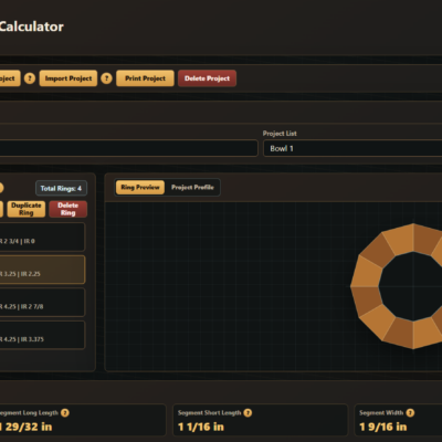 Screen shot image of app